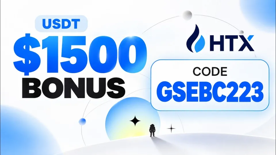 HTX promo code unlocks up to $1500 bonus for new traders